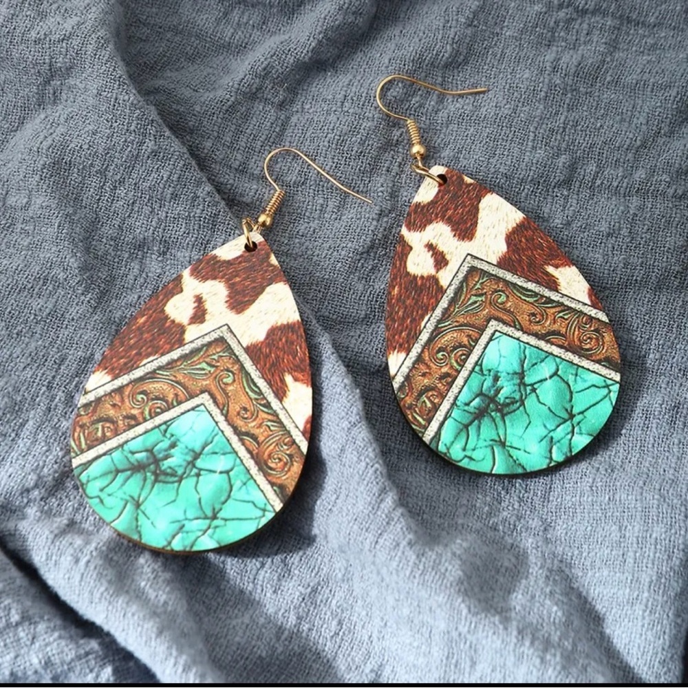🔥Western style earrings - Picture 1 of 4